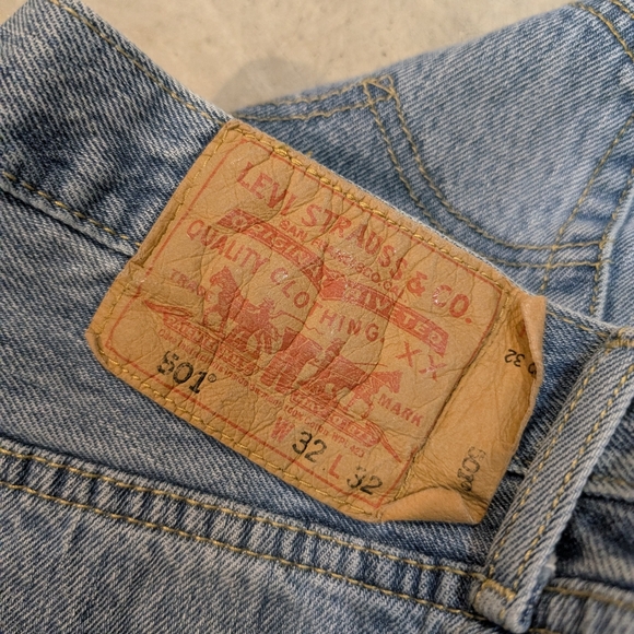 Levis 501 Button Fly Jeans Mens 32 (32x31) - Picture 5 of 5